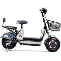小刀 电动车 TDT-1532Z 新款48V20AH电动自行车 时尚踏板代步车小叮当A卡其色